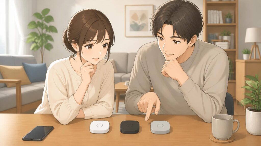 複数のスマートリモコンを比較して選ぶイメージ
